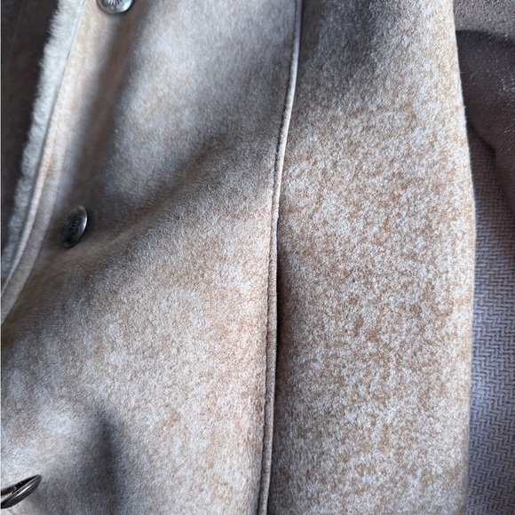 Women's Tan 100% sheepskin Shearling Coat size small - Picture 10 of 11